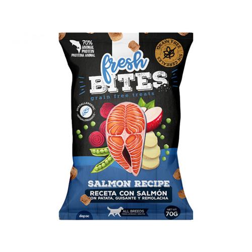 SNACK FRESH BITES SALMON G.F 70g