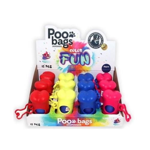 DISPENSADOR POO BAGS COLOR FUN