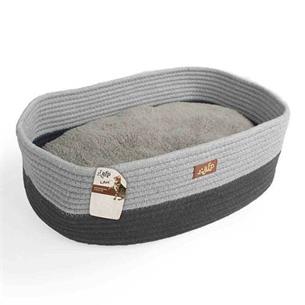 CAMA GATO OVAL GRIS 42cm