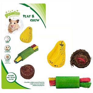 SET 3 JUGUETES MADERA ROEDOR N§4