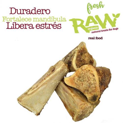 FRESH RAW HUESO TIBIA BUFAL 10UD