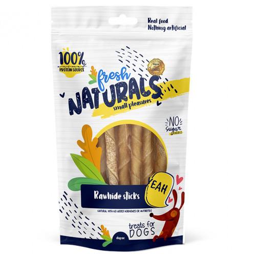 FRESH NAT. RAWHIDE STICKS 100gr