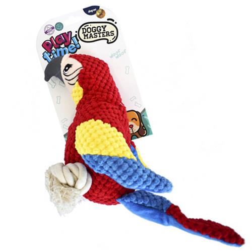 PELUCHE GUACAMAYO ROJO DOGGY M.