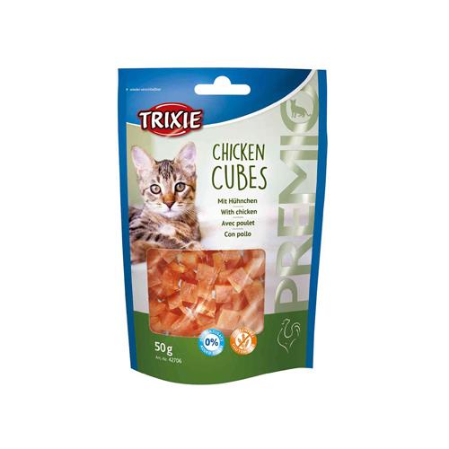 SNACK GATO CUBES POLLO 50g TX