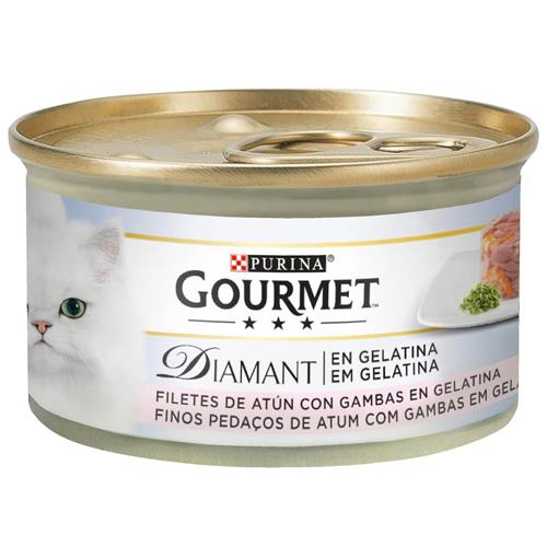 GOURMET DIAMANT ATUN/GAMBAS 85gr