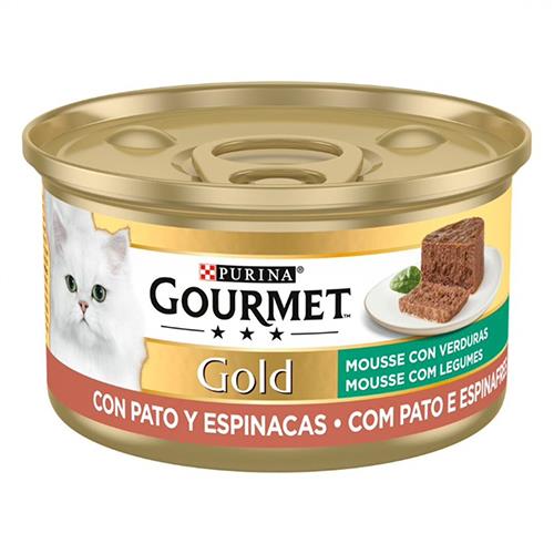 GOURMET GOLD MOUS PATO ESPIN 85g