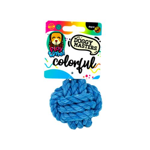 PELOTA DOGGY M. AZUL 6cm