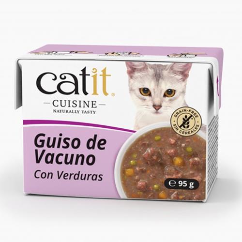 CATIT CUISINE TERNERA Y VERD 95g