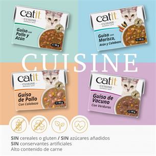 CATIT CUISINE TERNERA Y VERD 95g 2