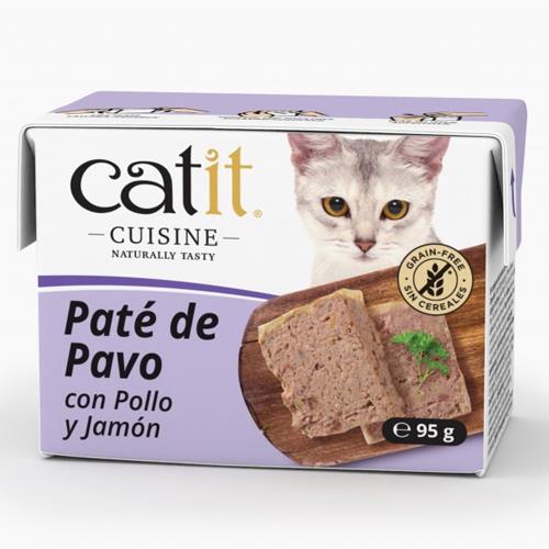 CATIT CUISINE PATE PAVO POLL 95g