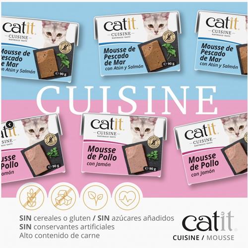 CATIT CUISINE MOUSSE PESCADO 95g