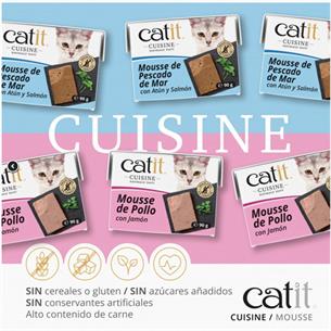 CATIT CUISINE MOUSSE POLLO 95g 2