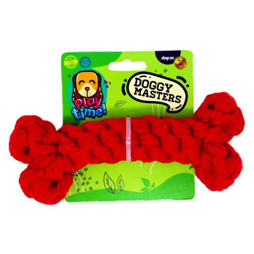 HUESO DOGGY M. PUNTO ROJO 18cm