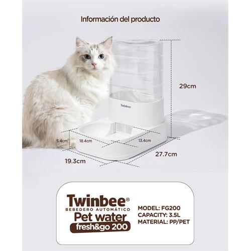 TWINBEE BEBEDERO AUT FG 200 3,5L