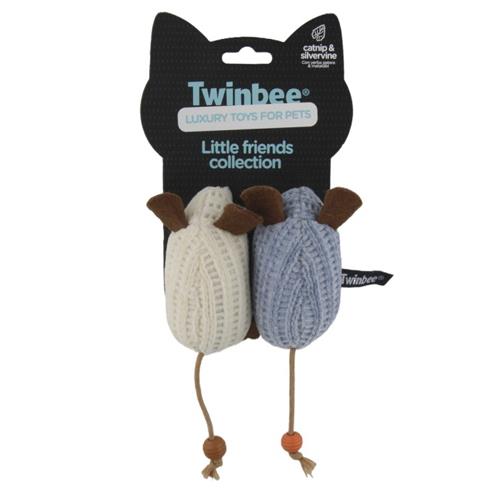 TWINBEE PAREJA RATONES PARA GATO