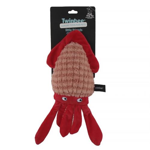 TWINBEE PELUCHE CALAMAR ROJO