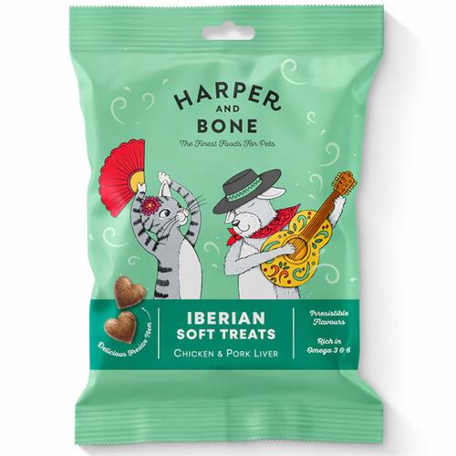 H&B IBERIAN SOFT TREATS PORK 90g