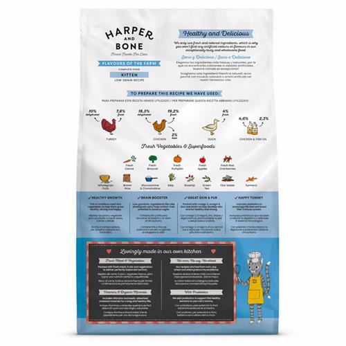 H&B CT KITTEN FLAVOURS FARM 2kg