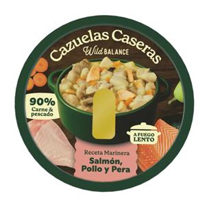 CAZUELA SALMON POLLO & PERA 280g