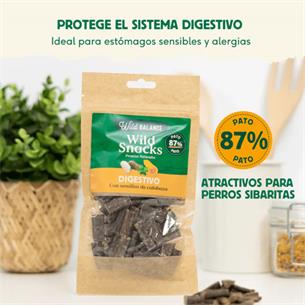 WILD SNACK DIGESTIVO PATO 75g DG 2