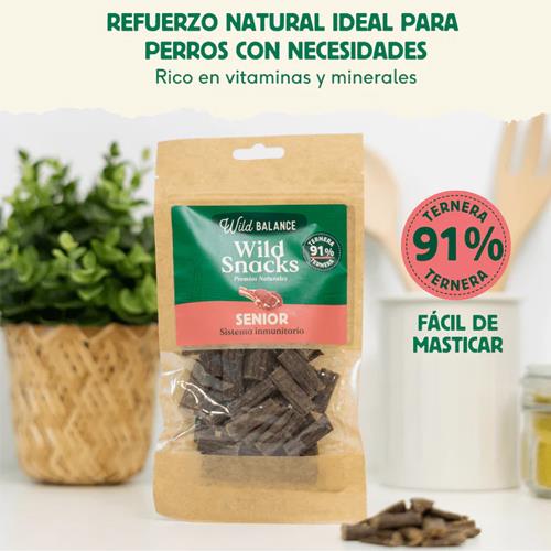 WILD SNACK SENIOR TERNERA 75g DG
