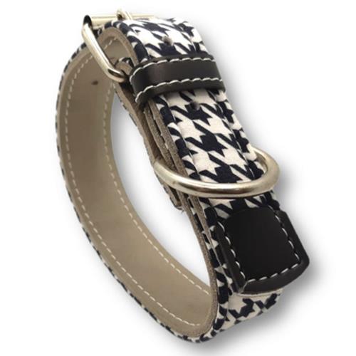 COLLAR PIEL VICHY BL&NG 70cm MB