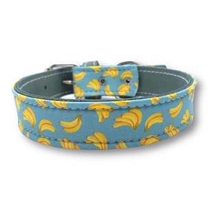 COLLAR PIEL BANANA AZUL 50cm MB 2
