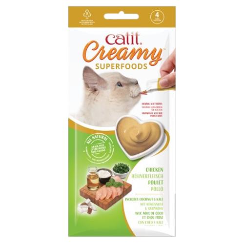 CATIT CREAMY SUPERFOOD POLLO