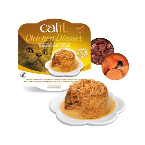CATIT DINNER POLLO 80g HIGAD&BON