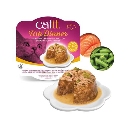 CATIT DINNER FISH 80g SALM&JUDIA