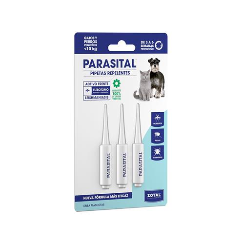 PARASITAL 3 PIP PERRO PEQ GATO