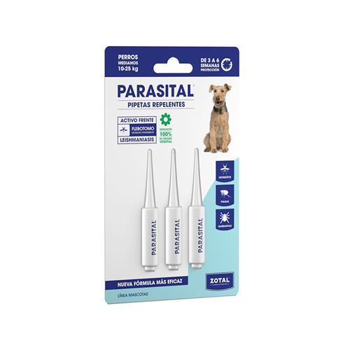 PARASITAL 3 PIP PERRO MED 10-25K