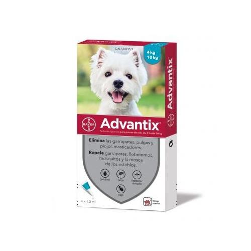 ADVANTIX 4 PIPETAS 1,0ml. 4-10KG