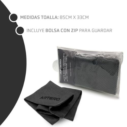 TOALLA CARBONO ABSORBENTE ARTERO